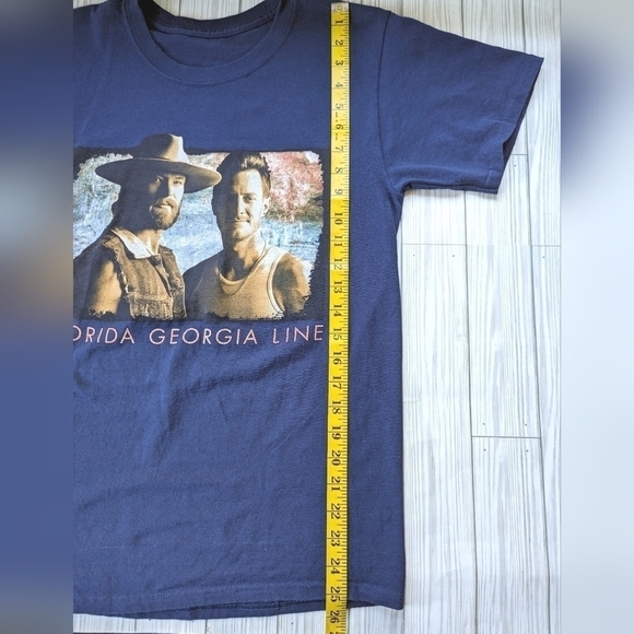 Florida Georgia Line Can't Say I Ain't Country 2019 Concert Tee in Blue Sz Small - Picture 5 of 6